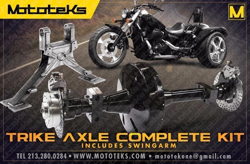 Harley trike axle conversion - harley,