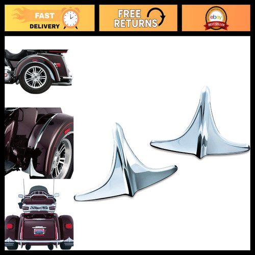 Motorcycle rear fender accents - rear,